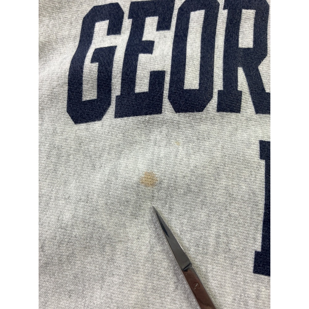 Georgetown University Law School Champion Reverse Weave Sweatshirt Gray Mens S - Picture 5 of 14